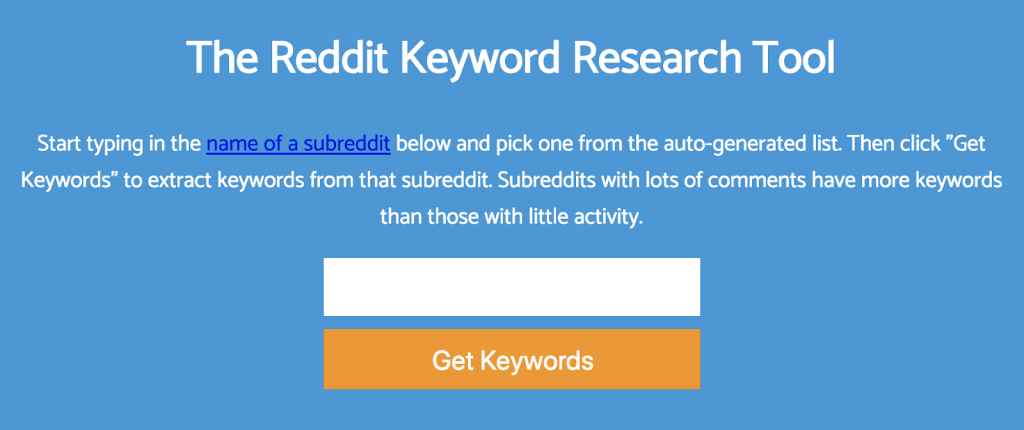 Keyworddit Keyword Research Tool