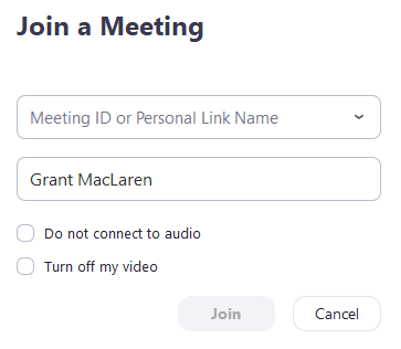 Joining a Meeting