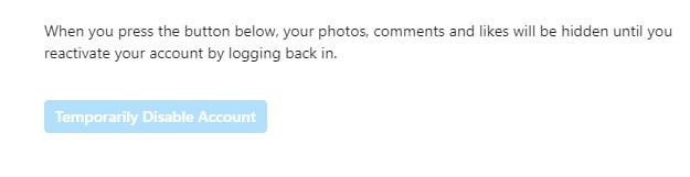 how to delete instagram account permanent