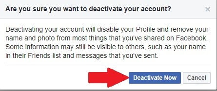 delete facebook account without waiting 14 days