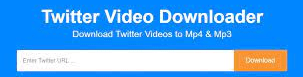 Twitter video downloader