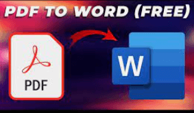 free convert pdf to word