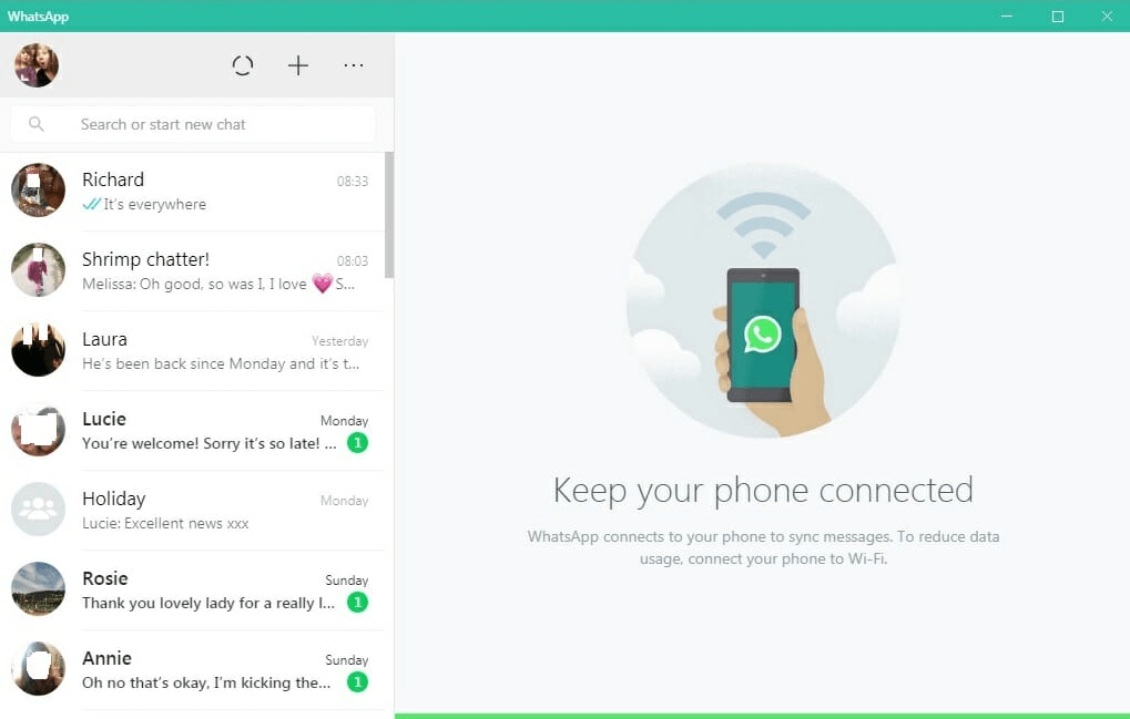 whatsapp video call on laptop