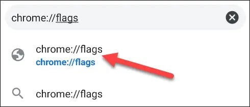 flags on Google Chrome
