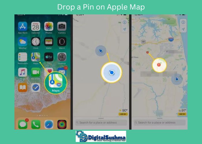 Drop a Pin on Apple Map