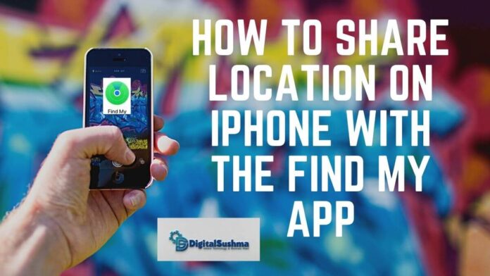 share location on iPhone with the Find My app