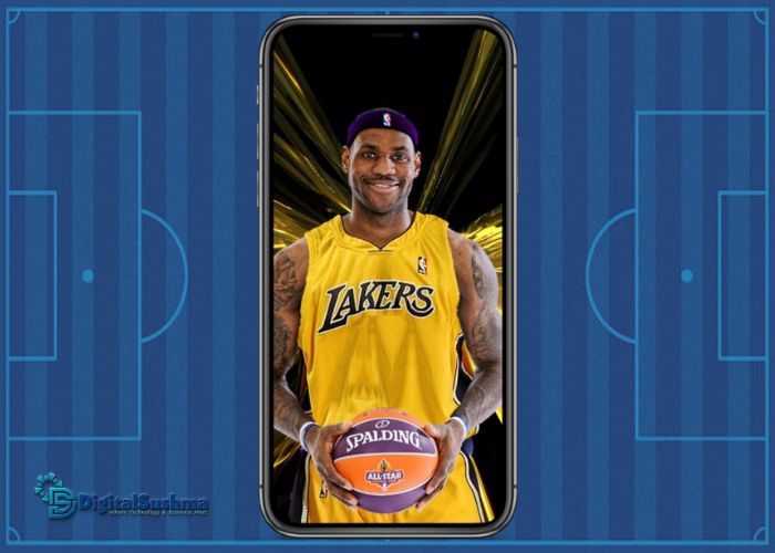 LeBron James iPhone basketball wallpaper