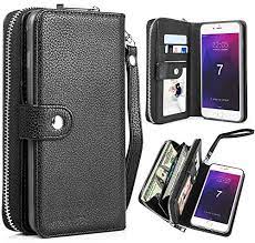 PASONOMI Holster Carrying Wallet Case for iPhone 8 Plus