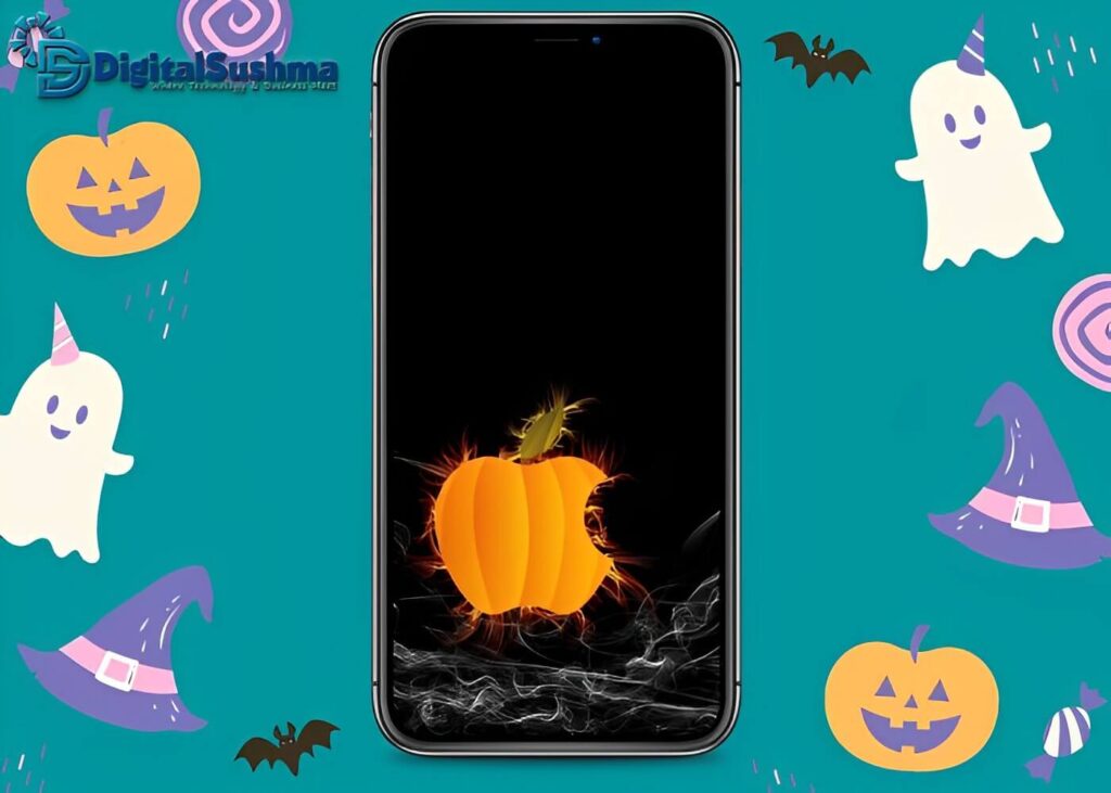 Glowing HD Halloween Wallpaper iPhone