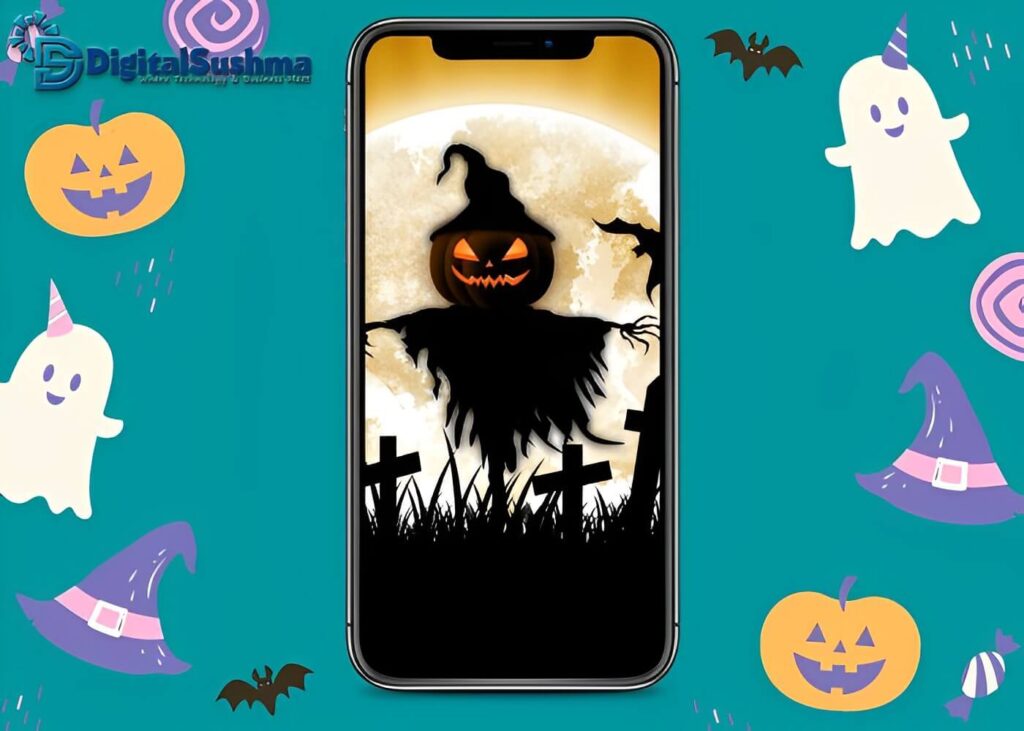 Scarecrow Halloween Wallpaper iPhone