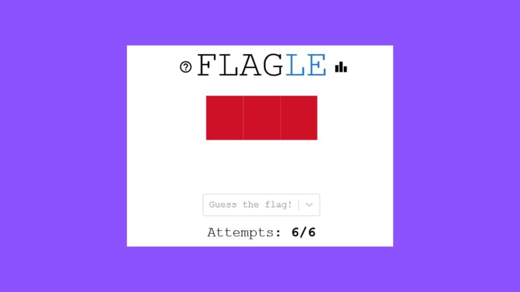 Flagle game like wordle for kids
