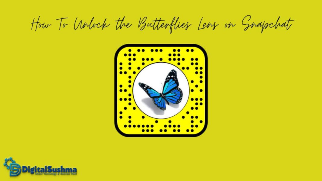 How To Unlock the Butterflies Lens on Snapchat