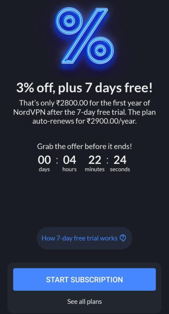 NordVPN Free Trial,
NordVPN 7 day Free Trial