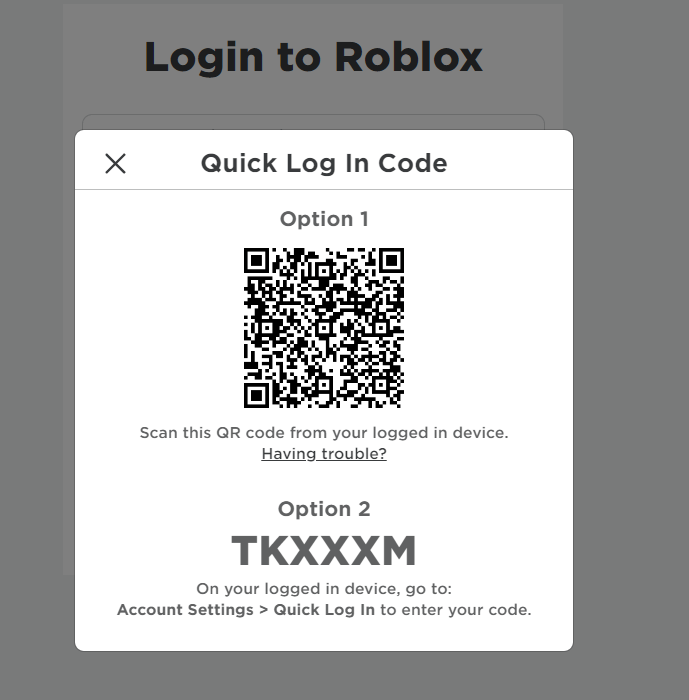 Quick Login