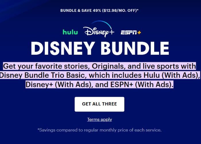 Disney Bundle