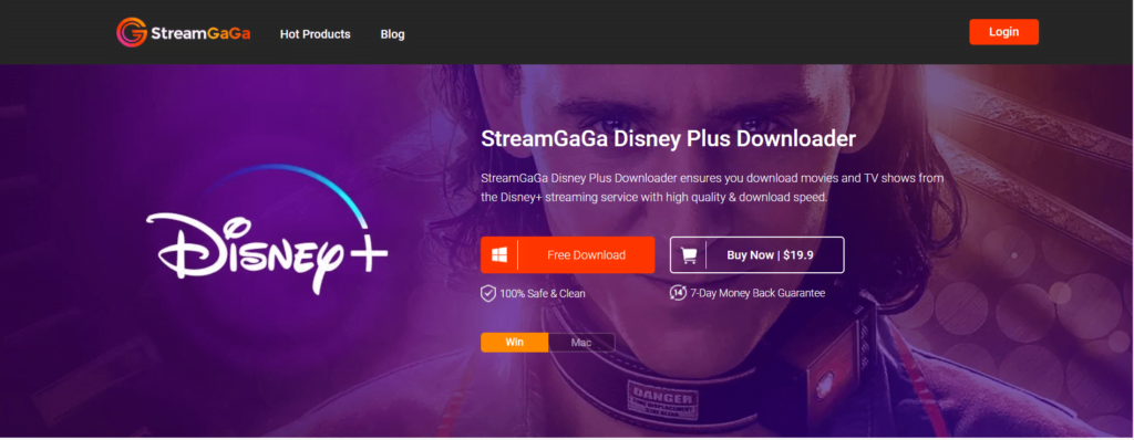 StreamGaGa Disney Plus Downloader