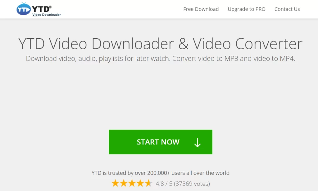 YTD Video Downloader Video Converter