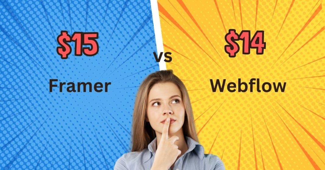 Framer vs Webflow, Webflow vs Framer, framer, webflow