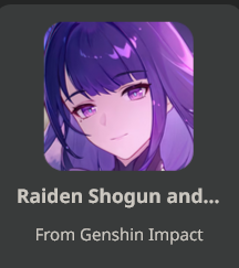 Raiden Shogun and Ei, character.ai, From Genshin impact