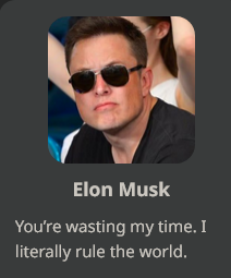 Elon Musk, character.ai, ai chatbot elon musk