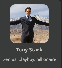 Tony Stark, character.ai