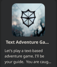 Text Adventure Game, character.ai 