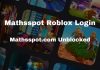 Mathsspot Roblox Login, Mathsspot.com, Mathsspot.com Unblocked, mathsspot roblox