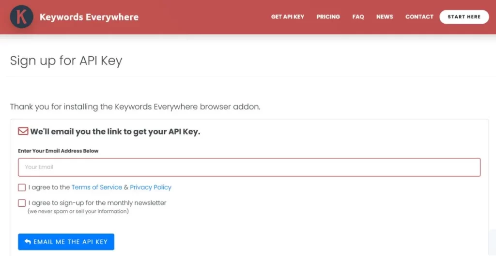 Getting Your API Key 