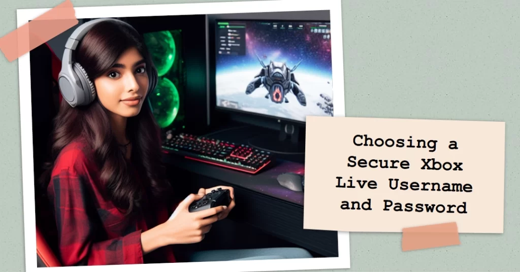 Choosing a Secure Xbox Live Username and Password